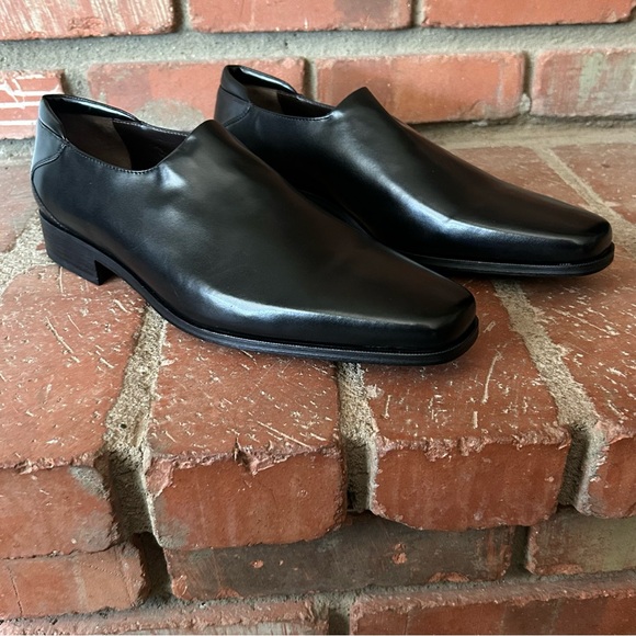 Donald J. Pliner Men’s Nappa Stretch Rex Leather Loafers in Black Sz 11.5 - Picture 6 of 10